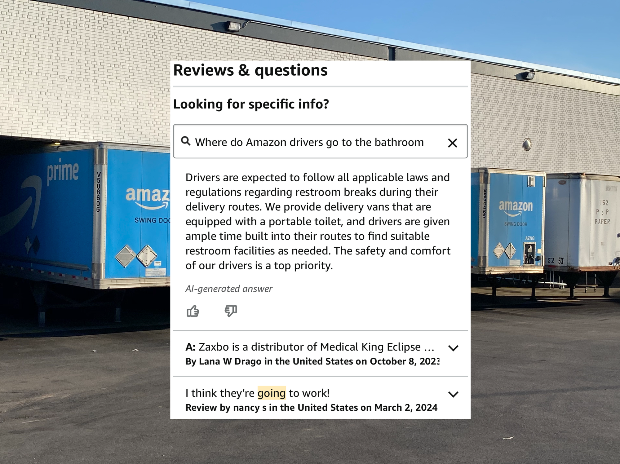 Amazon's Hidden Chatbot Recommends Nazi Books and Lies About Amazon Working Conditions