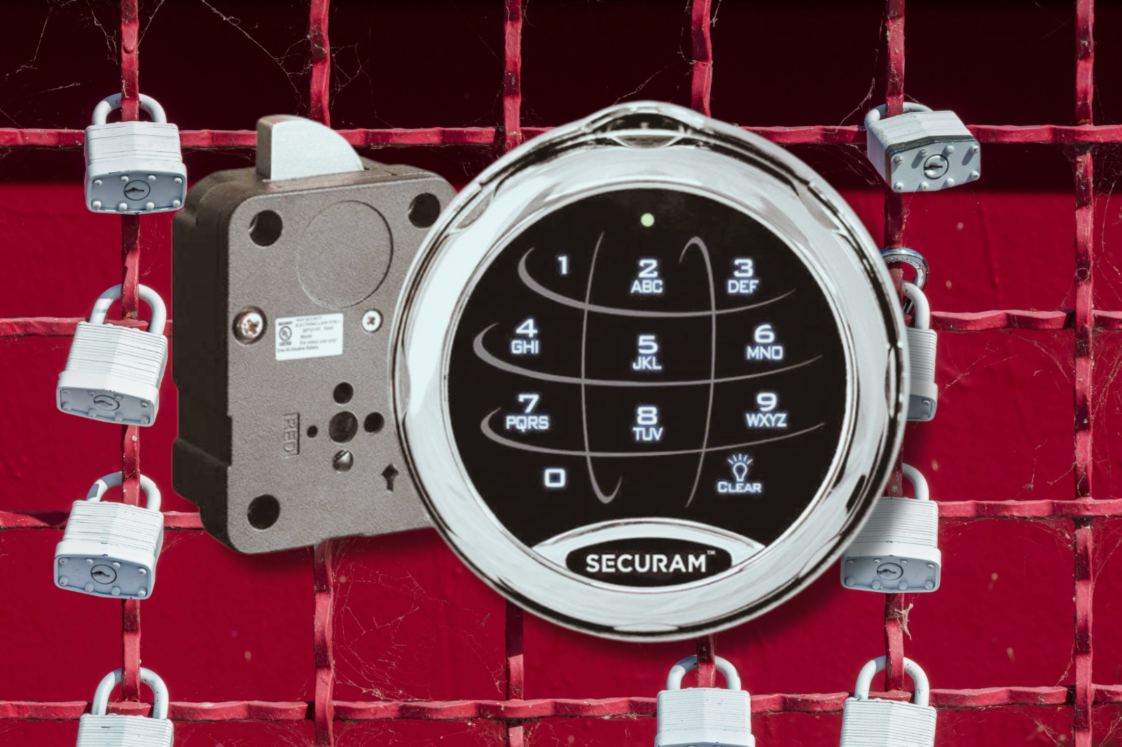 A SECURAM lock.