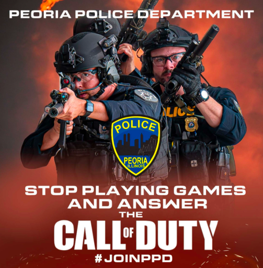 A screenshot of the poster included in the emails.