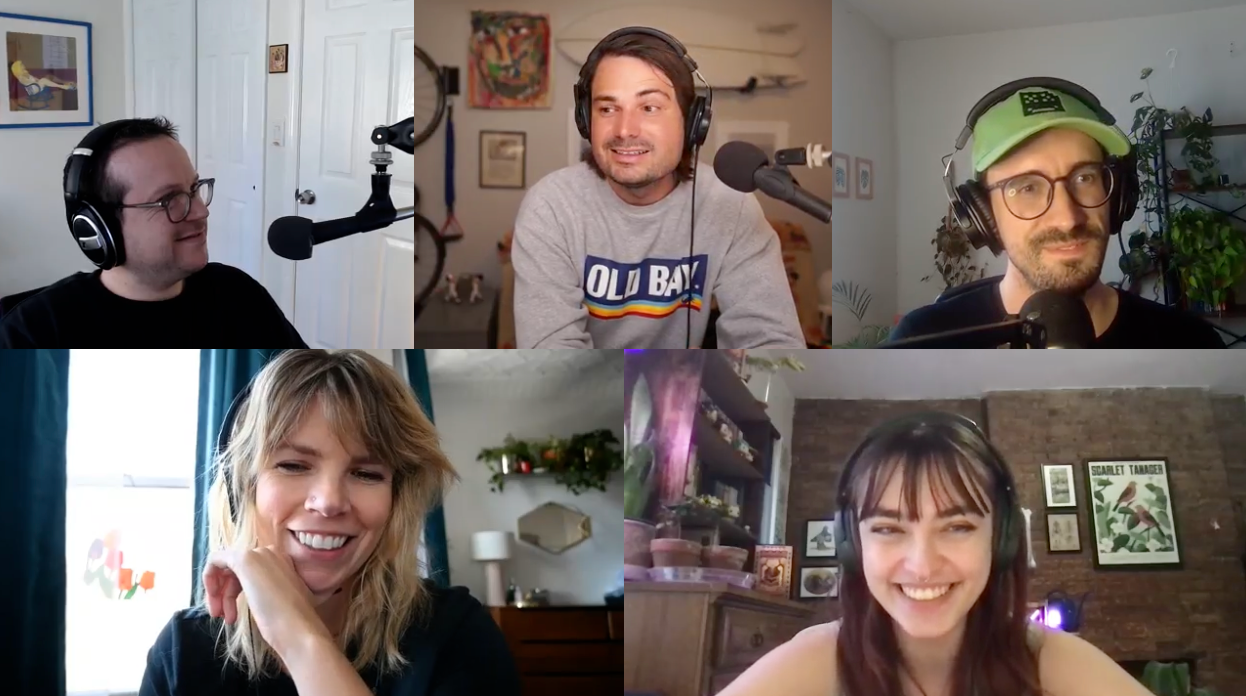 Clockwise Emanuel Maiberg, Jason Koebler, Joseph Cox, Jules Roscoe, Sam Cole.