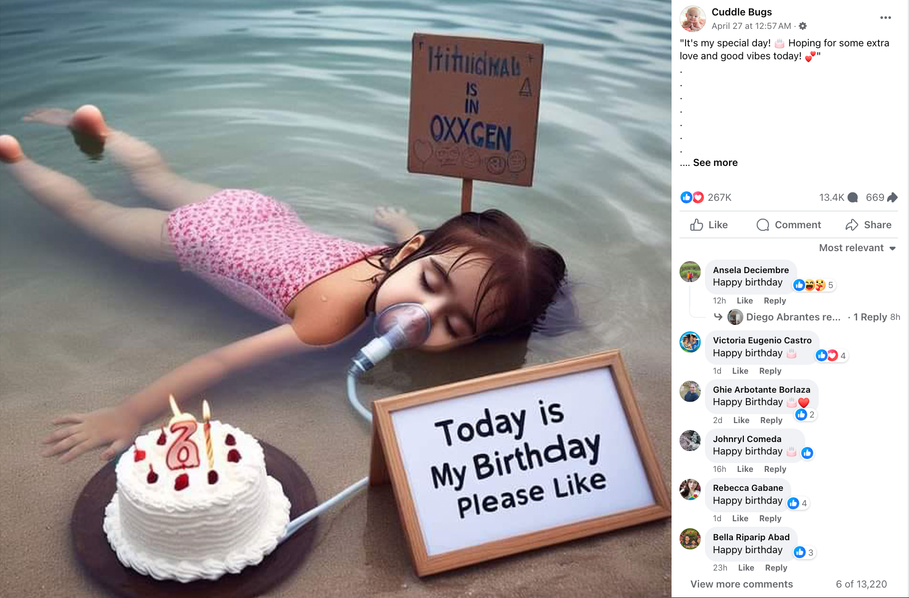 Do You Like These AI Images of Dying, Mutilated Children? Facebook Algorithm Wonders