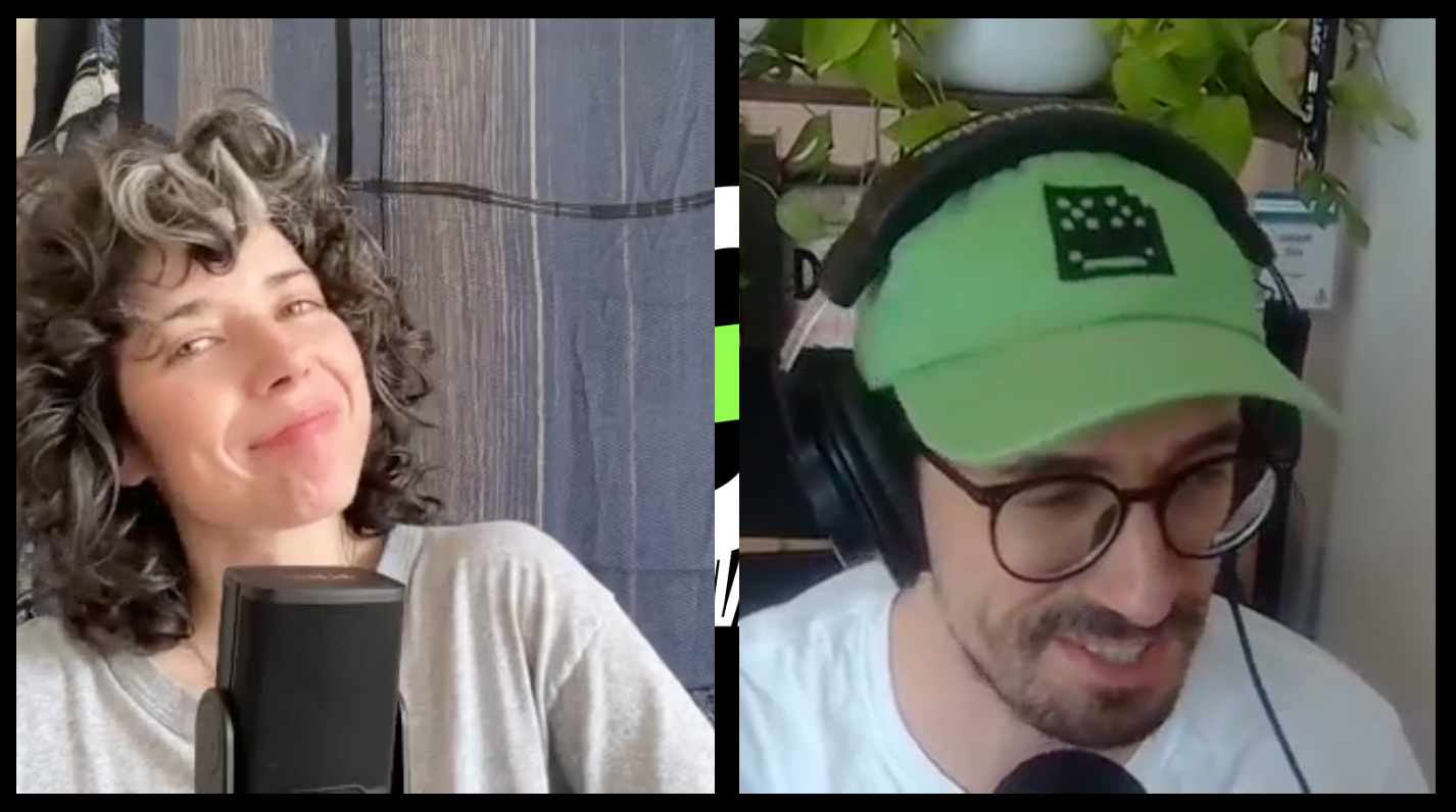 Left: Meredith Whittaker. Right: Joseph Cox.