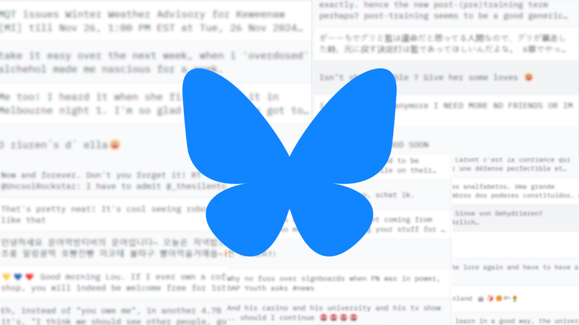 Someone Made a Dataset of One Million Bluesky Posts for 'Machine Learning Research'