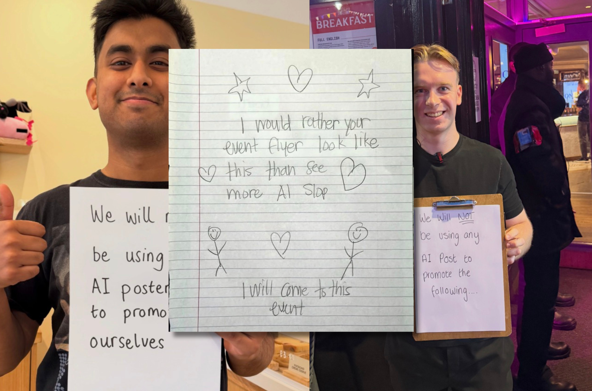 Businesses Go Viral for Making Signs Without AI