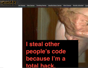 Disgruntled Game Dev Sneaks Goatse Onto a Dozen Sites That Stole His Game