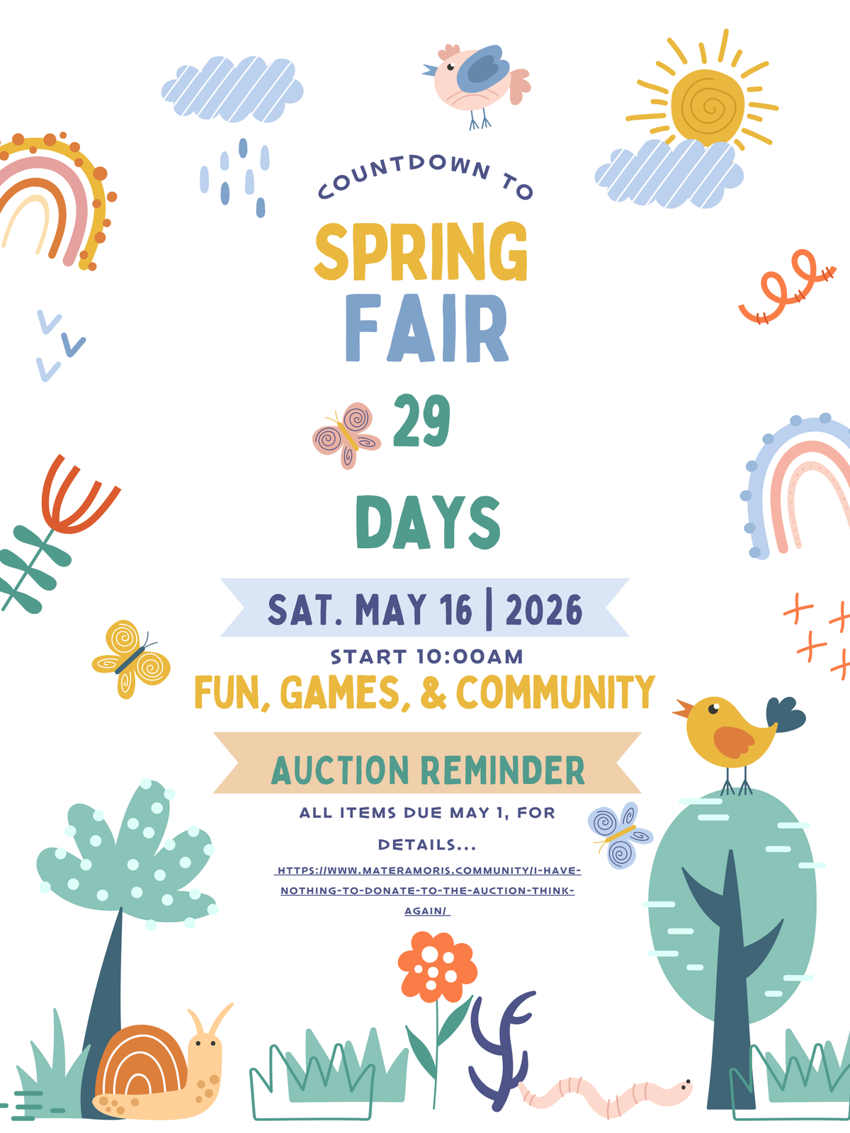 Countdown to Spring Fair!