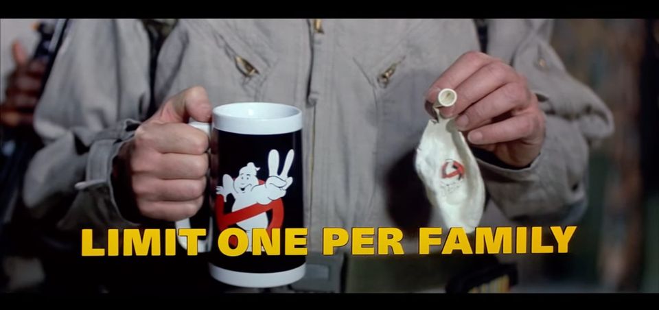 "Ghostbustin’ makes me feel good!"