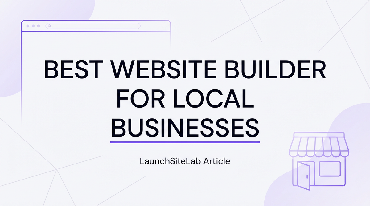 Best website builder for local businesses