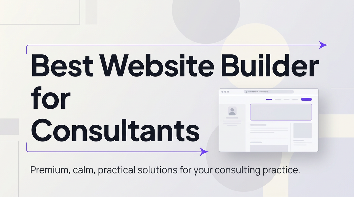 Best website builder for consultants