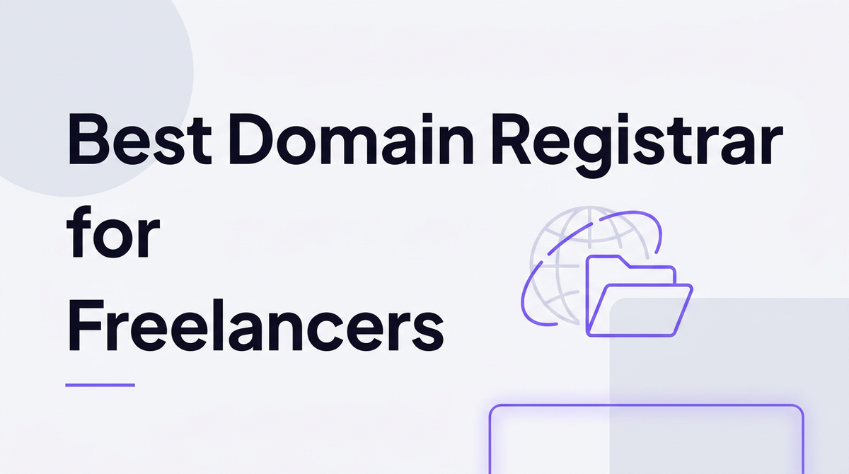 Best domain registrar for freelancers