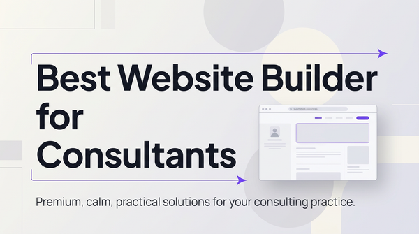 Best website builder for consultants