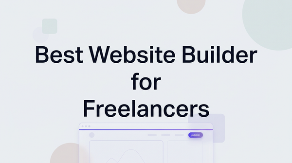 Best website builder for freelancers