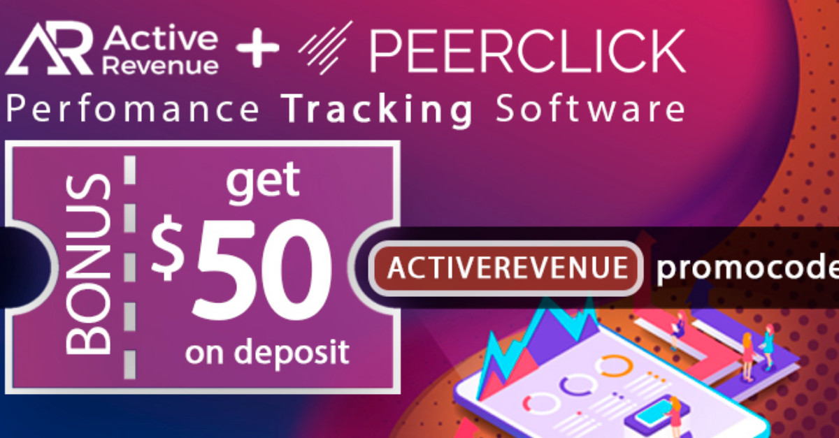 $50 on your 1st deposit from PeerClick!