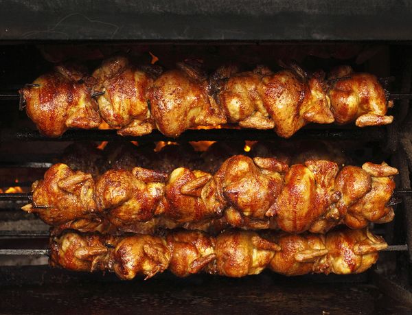 Using a whole rotisserie chicken