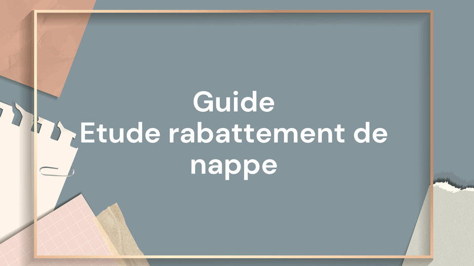 Couverture d'un guide intitulé concernant l'évaluation des débits d'exhaure