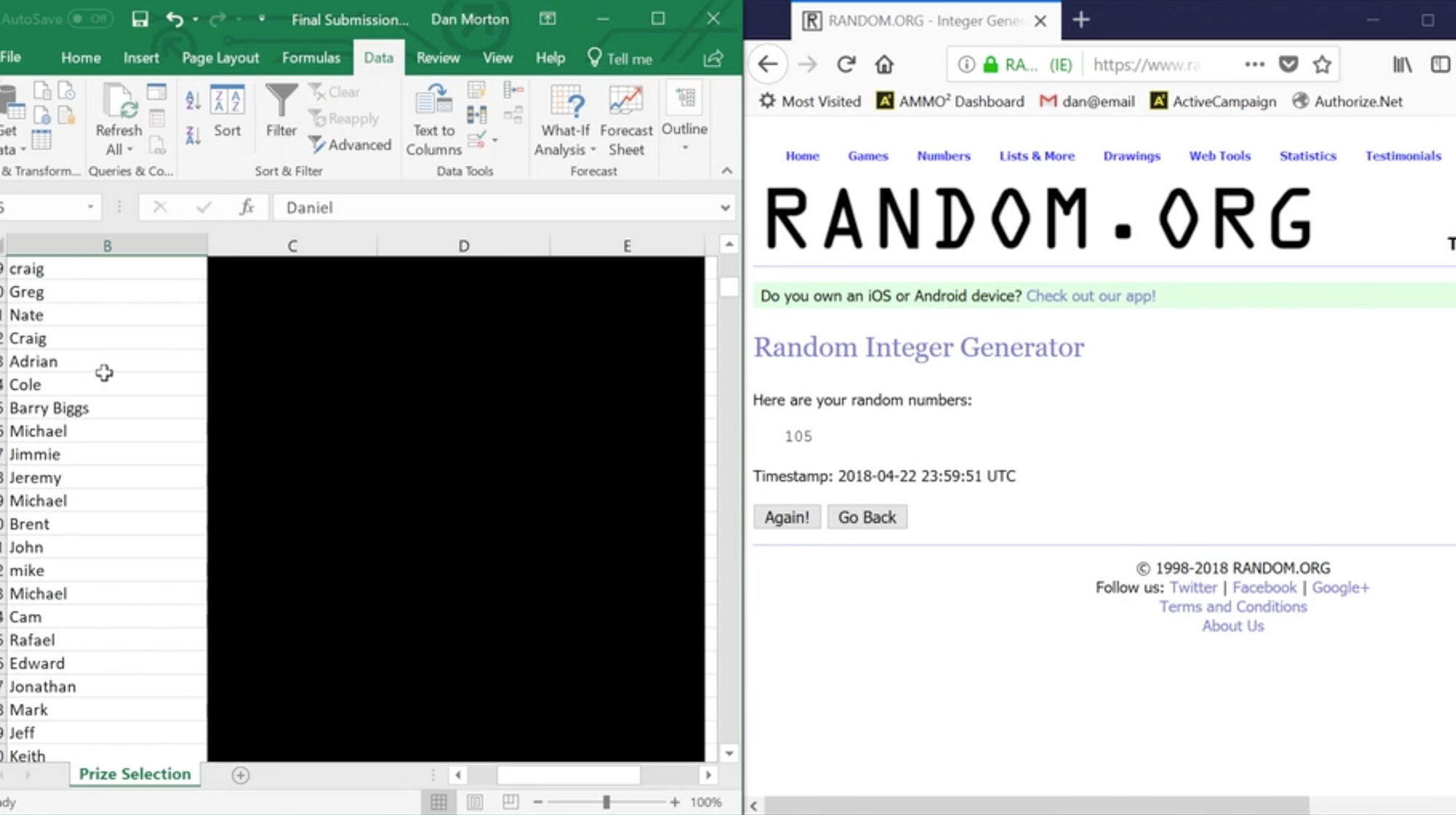 Q1 Gun Giveaway Winner Announcement