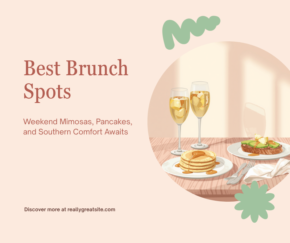 Best brunch spots in Warner Robins GA - mimosas, pancakes, and Southern comfort