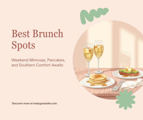 Best brunch spots in Warner Robins GA - mimosas, pancakes, and Southern comfort
