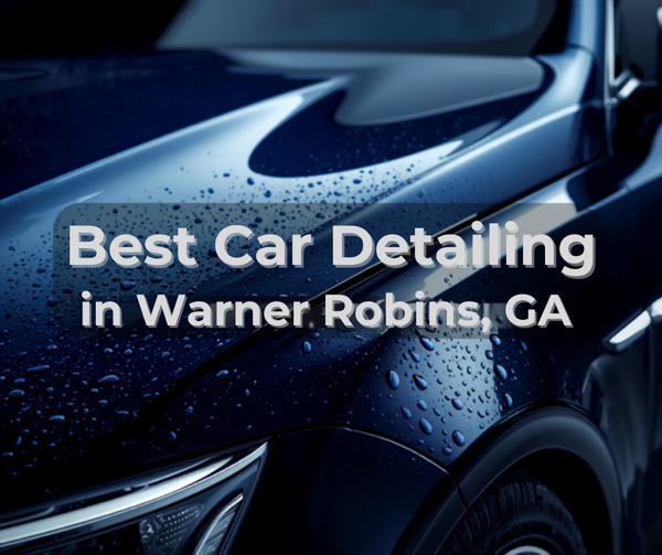 Freshly detailed shiny car in Warner Robins, GA