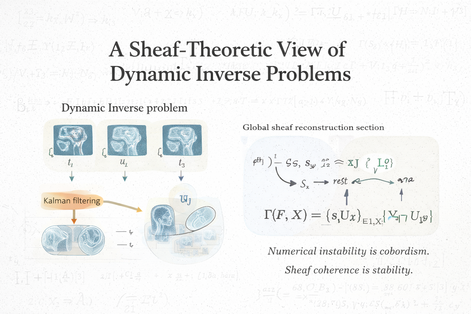 A Sheaf-Theoretic View of Dynamic Inverse Problems