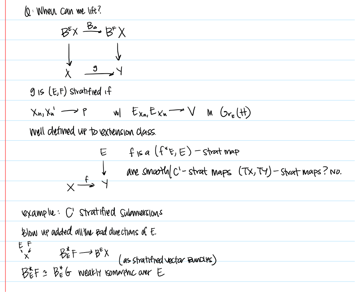 Two Model Constructions for Stratified Vector Bundles on Singular Spaces