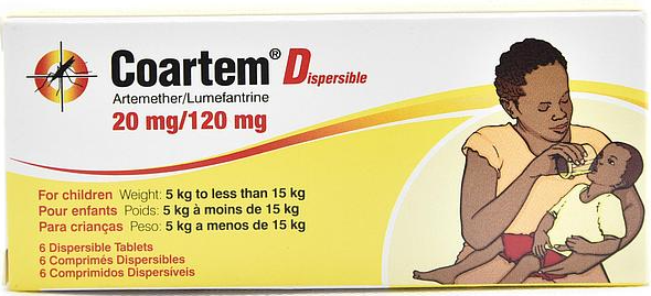 Coartem Dispersible package