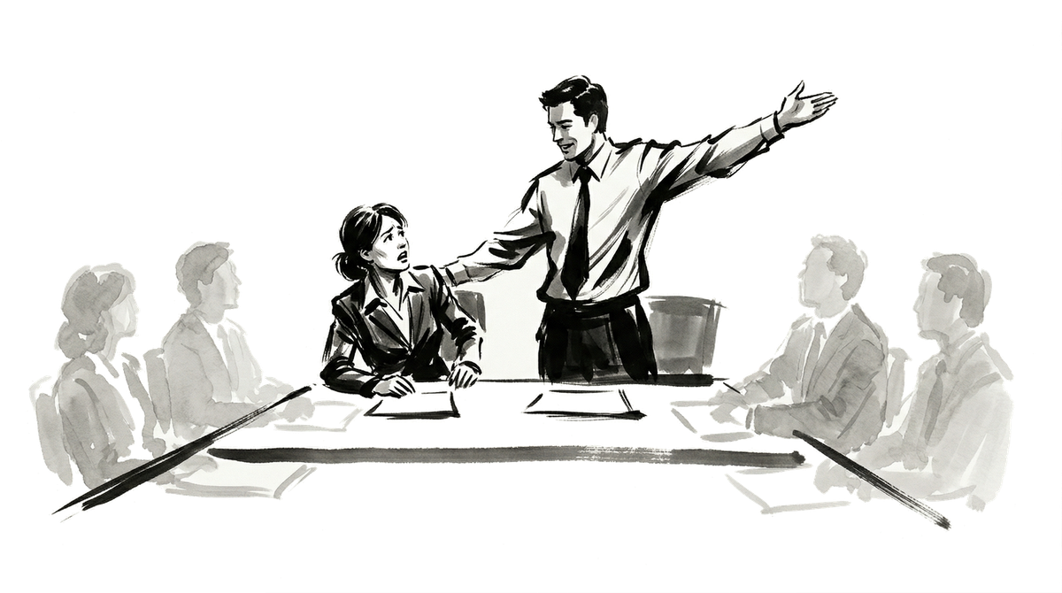 The Colleague Who Takes Credit: What's Actually Happening