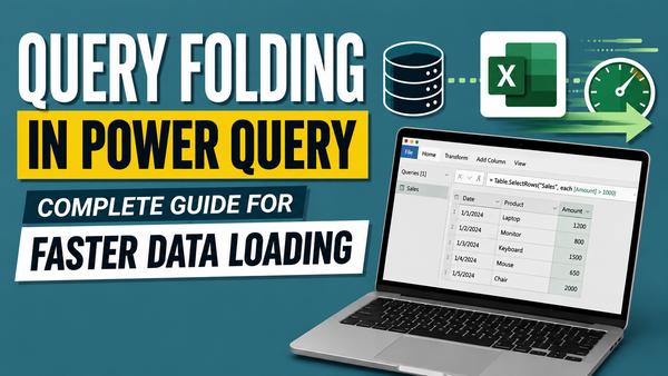 Query Folding in Power Query: Complete Guide for Faster Data Loading