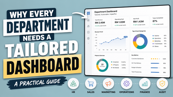 Why Every Department Needs a Tailored Dashboard: A Practical Guide
