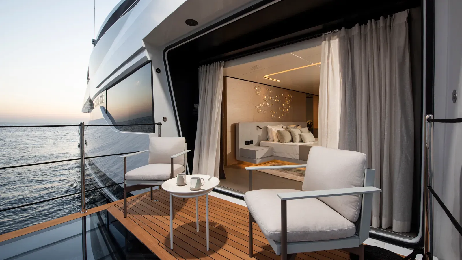Orion One yacht interior by RED Yacht Design