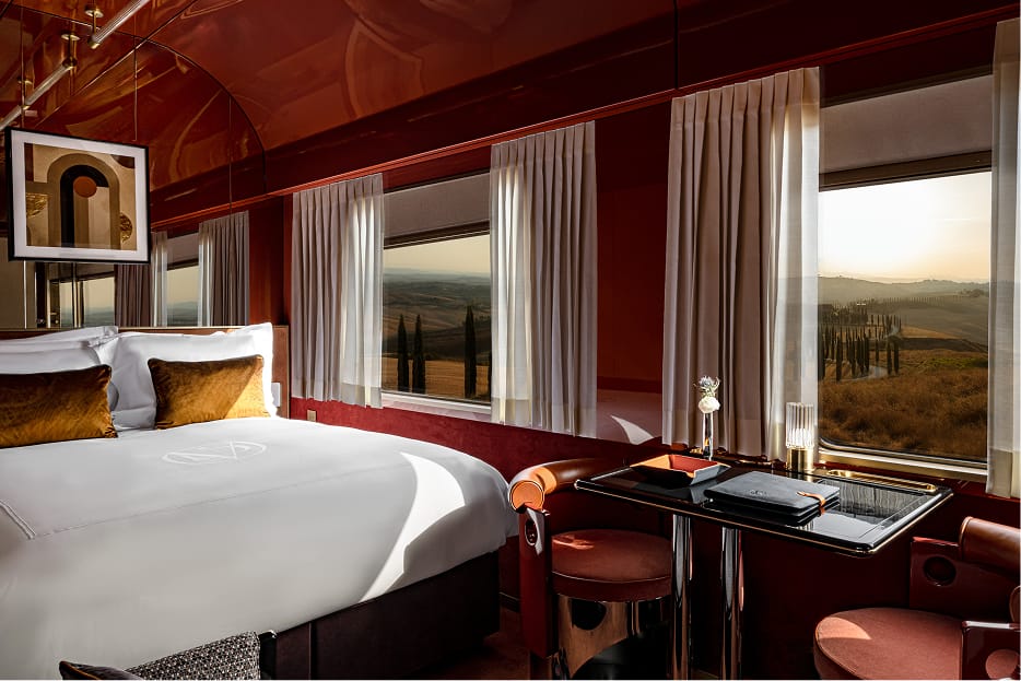 Orient Express luxury rail journey through Italy