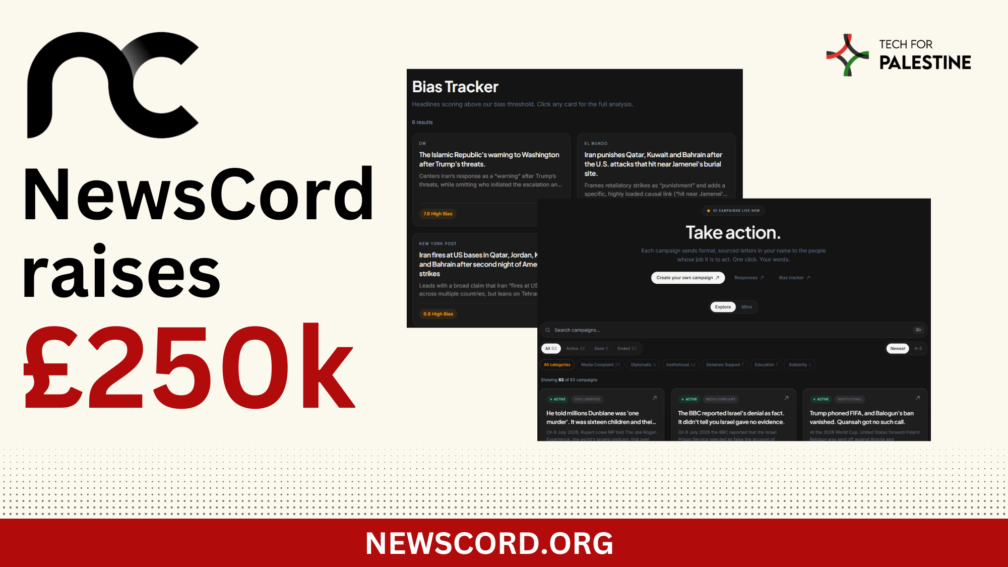 NewsCord raises £250k to keep countering media bias