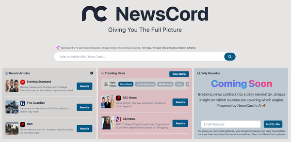 Announcing: NewsCord