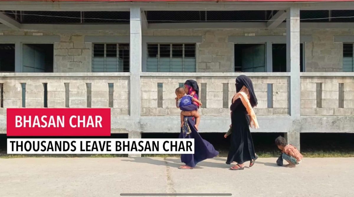 Thousands Flee Bhasan Char in Two Weeks, NSI Meeting Reveals