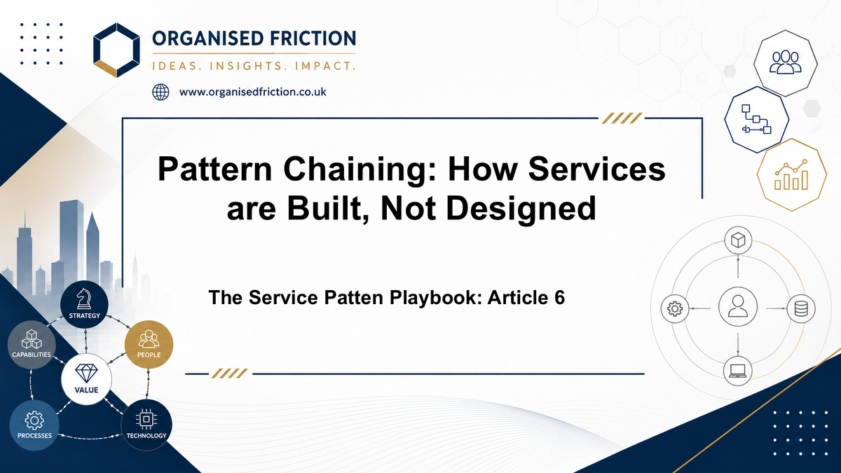 Pattern Chaining: How Services Are Built, Not Designed