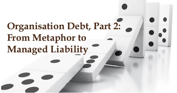 Organisation Debt, Part II: From Metaphor to Managed Reality