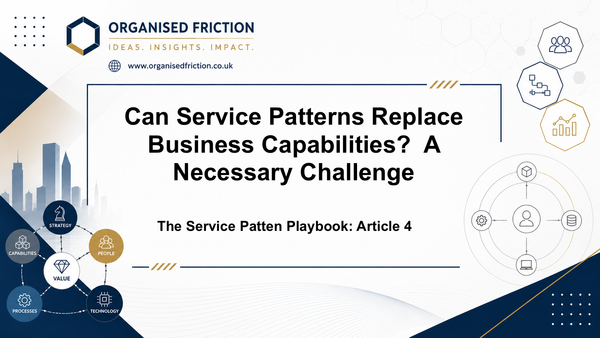 Can Service Patterns Replace Business Capabilities? A Necessary Challenge