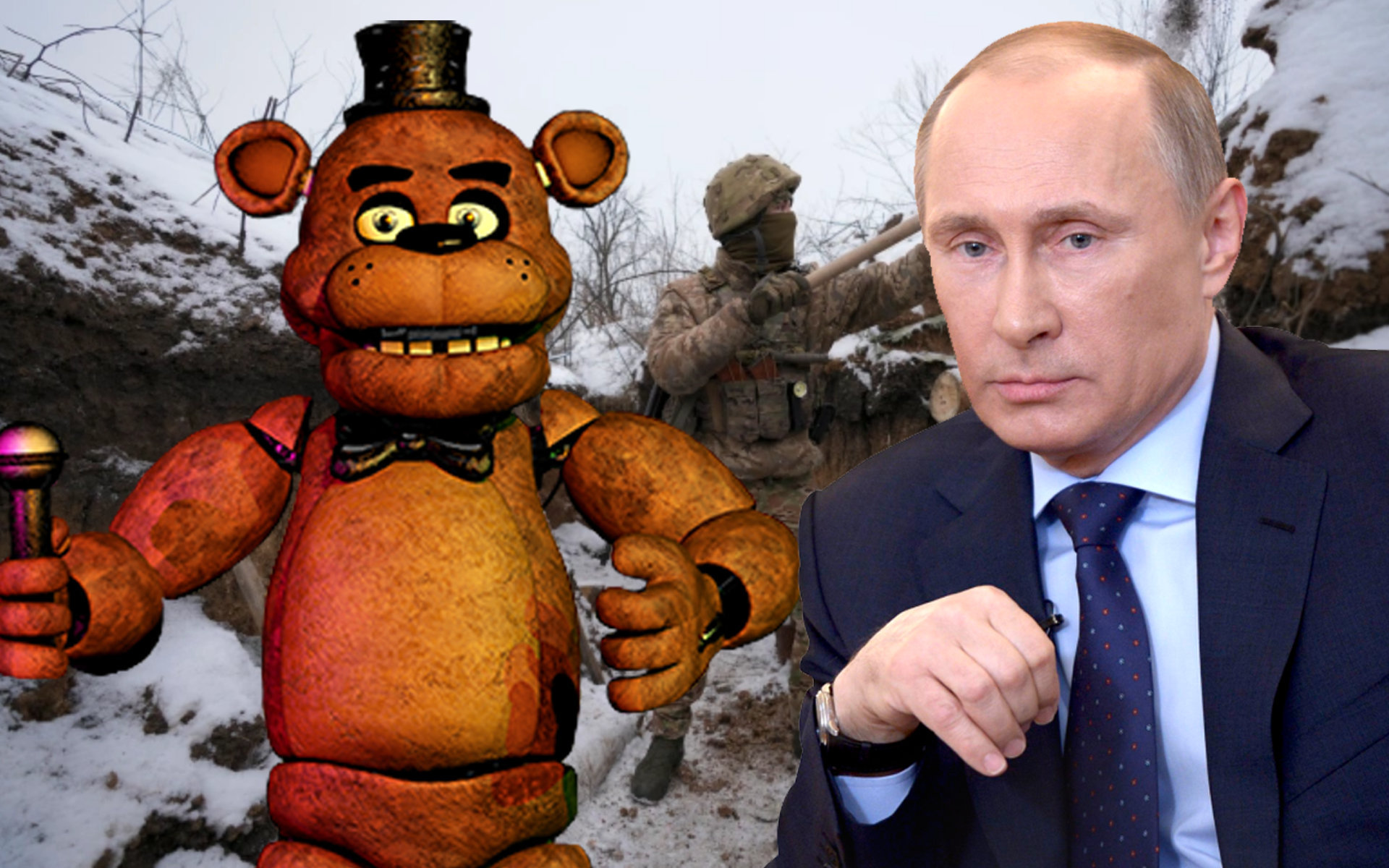 Ukraine Deploys Freddy Fazbear On Invading Russian Forces