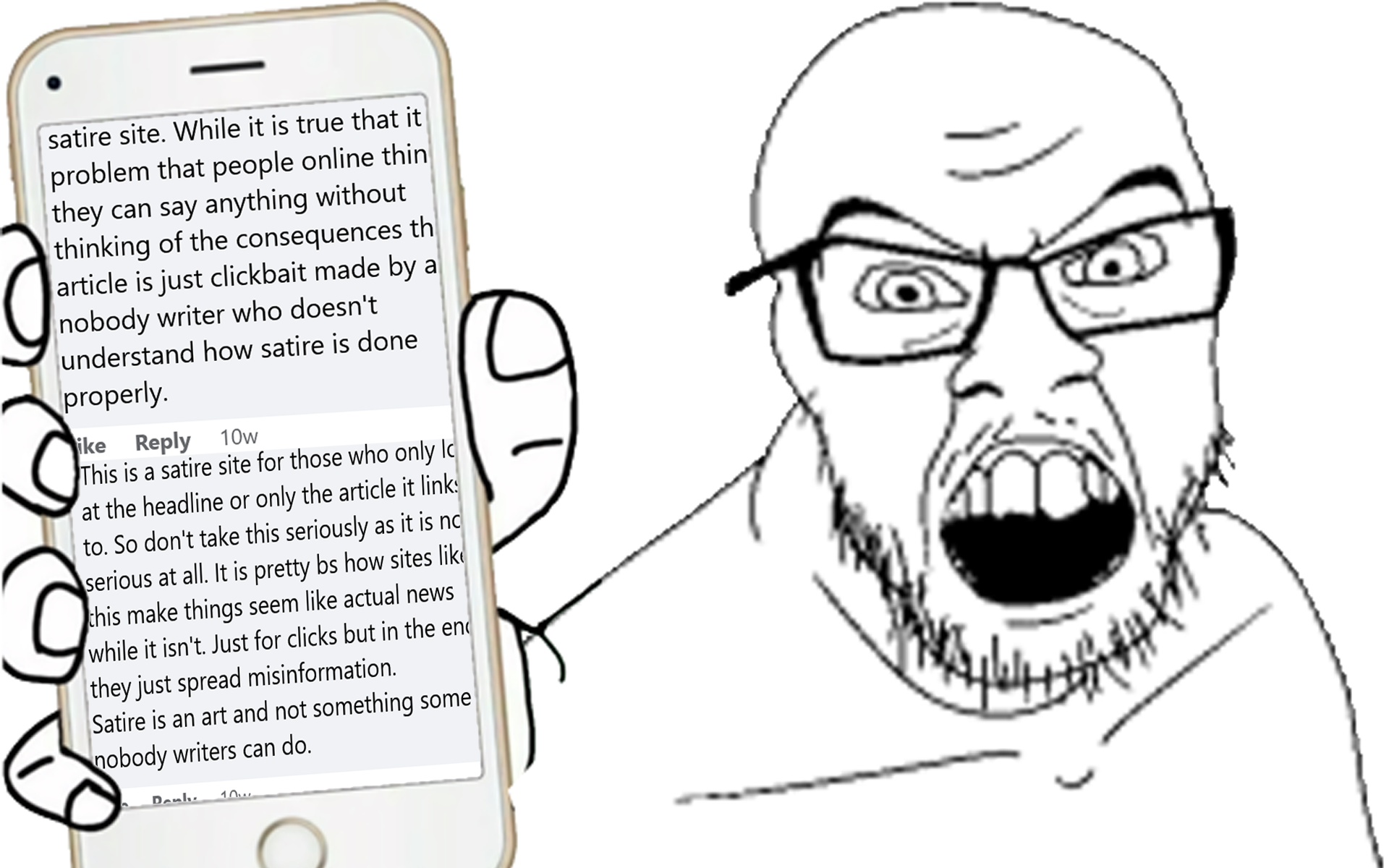 Stupid Freaking Idiot That Doesn't Even Own Website Claims Reputable Source PissDaily Writes "Bad Satire"