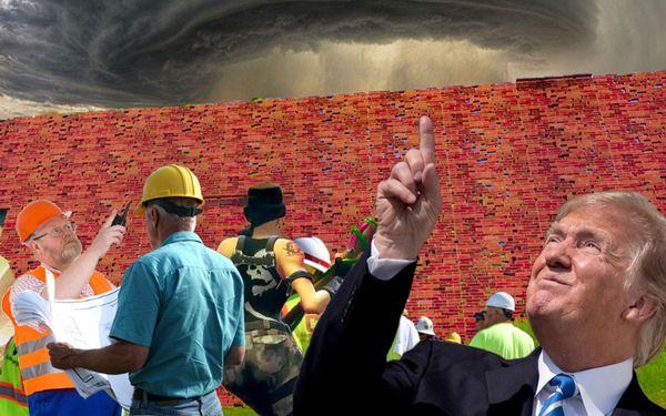 BREAKING: Trump Calls For FEMA To Construct A Large Wall Around White House To Block Hurricane Florence