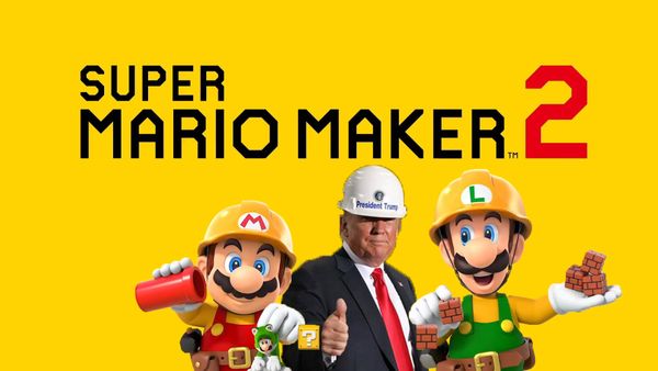 Super Mario Maker 2 Cancelled After Controversial "Make Mario Great Again" Ad Campaign Backfires