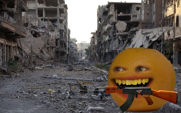 BREAKING: Trump Deploys Annoying Orange To Iran, Violating Geneva Convention And Committing Several War Crimes