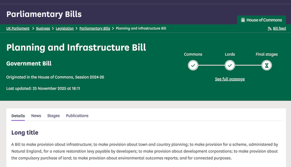 Royal Assent for the Planning & Infrastructure Bill: What It Means for SDS Readiness