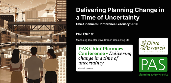 Delivering planning change in a time of uncertainty: PAS Chief Planners Conference, Leicester