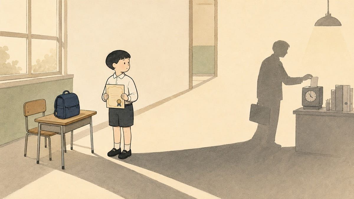 그 시절, 6년 개근상의 의미