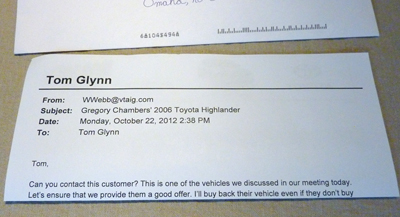 The Inside Direct Mail Piece with Fold