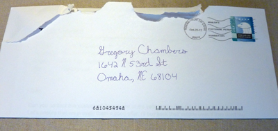 Personalized Direct Mail Envelope