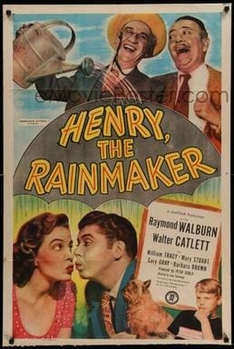 Henry the Rainmaker Poster, 1949 - Wikipedia/emovieposter.com