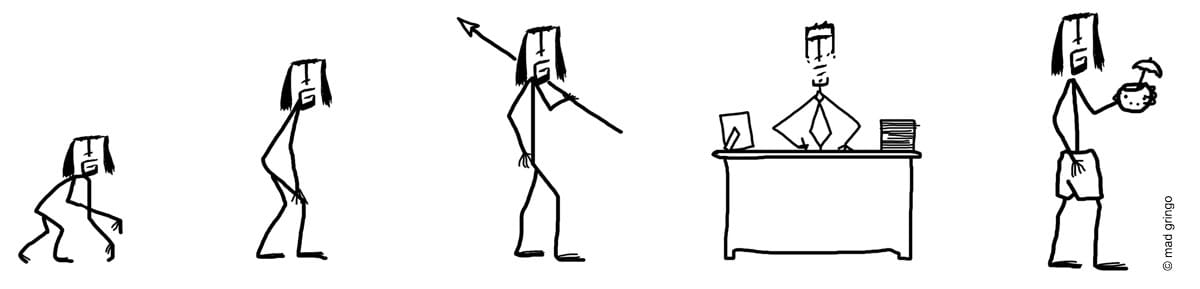 Mad Gringo Mad Gim Evolution tee graphic