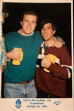 1990 pic of Greg with friend Kenner